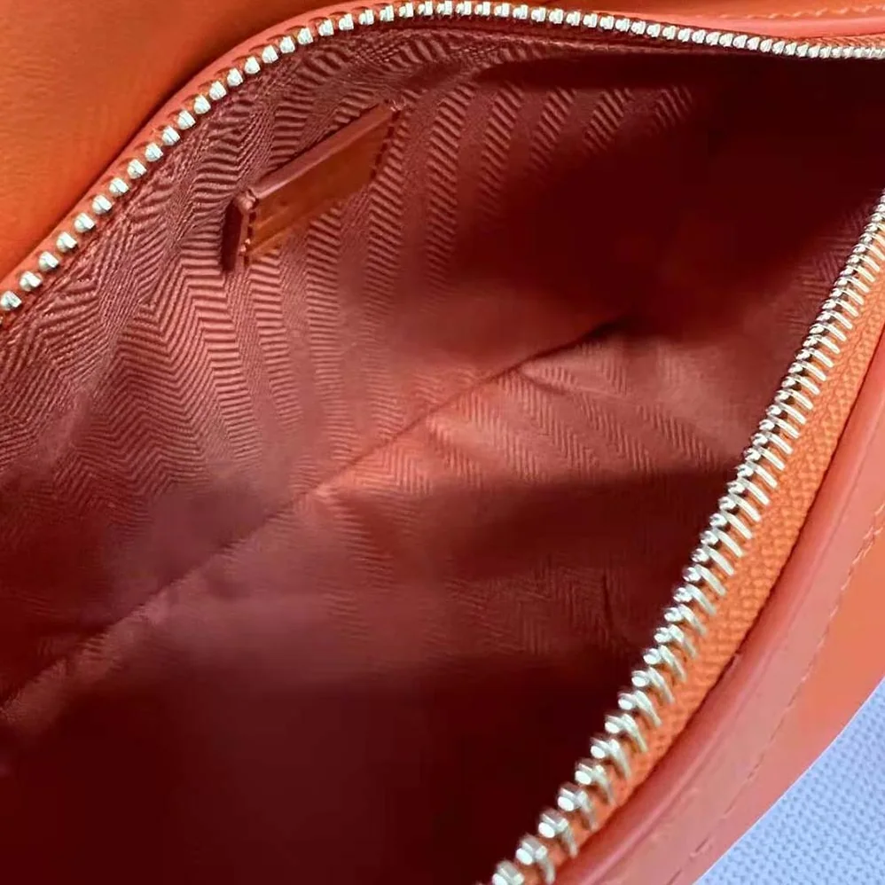 Loewe Mini Puzzle Bag in Satin Calfskin for Women in Orange Loewe Mini Puzzle Bag in Satin Calfskin for Women in Orange
