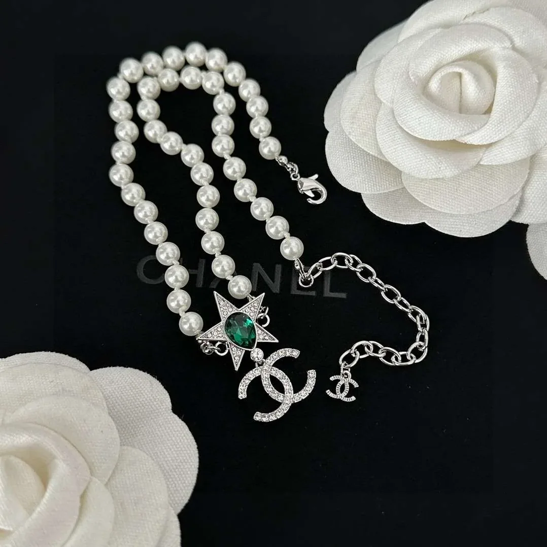Chanel Star Necklace White Chanel Star Necklace White
