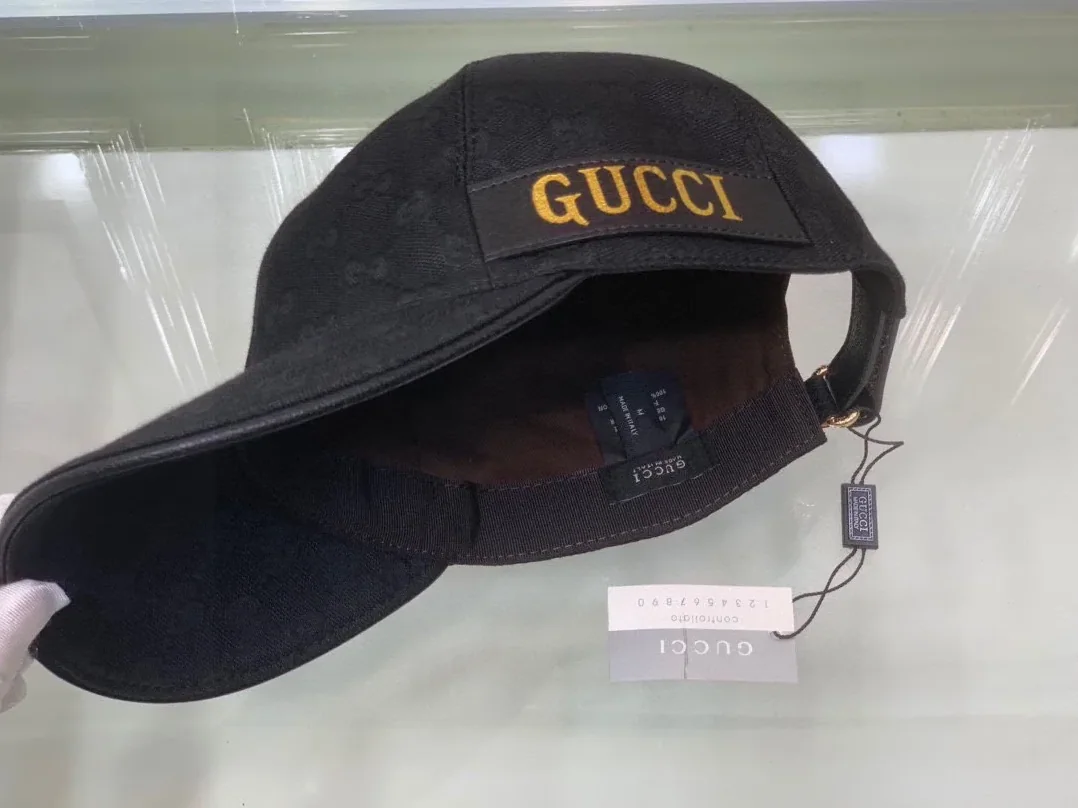 Gucci Baseball Hat Black Gucci Baseball Hat Black