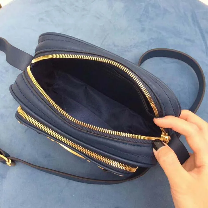 Burberry The 1983 Check Link Camera Bag for Men in Blue Burberry The 1983 Check Link Camera Bag for Men in Blue