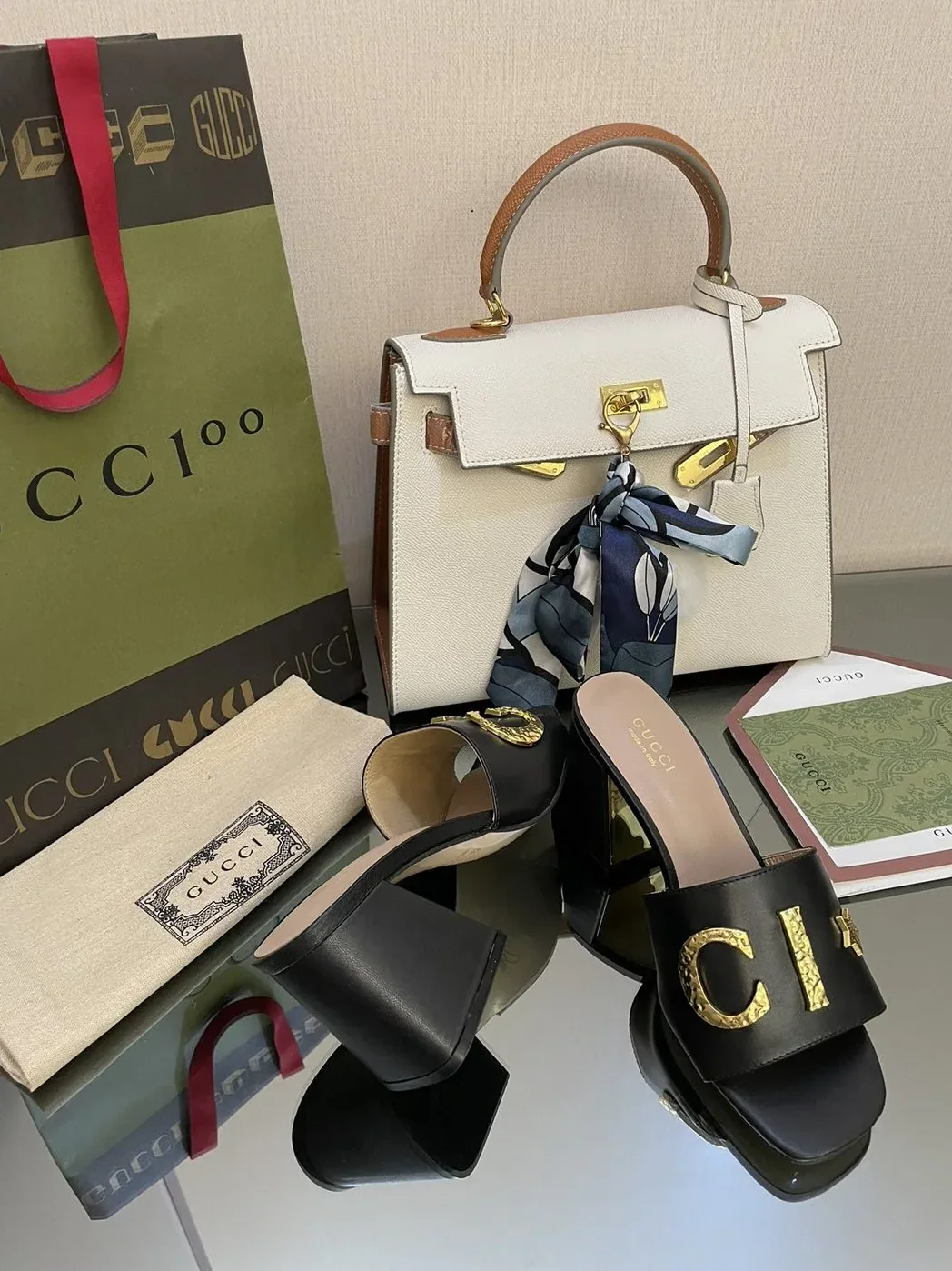 Gucci ‘Gucci' Slide Sandal Black for Women