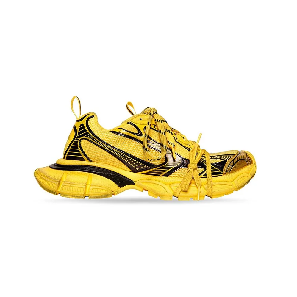 Balenciaga 3XL Sneaker in Yellow and Black Mesh and Polyurethane for Unisex
