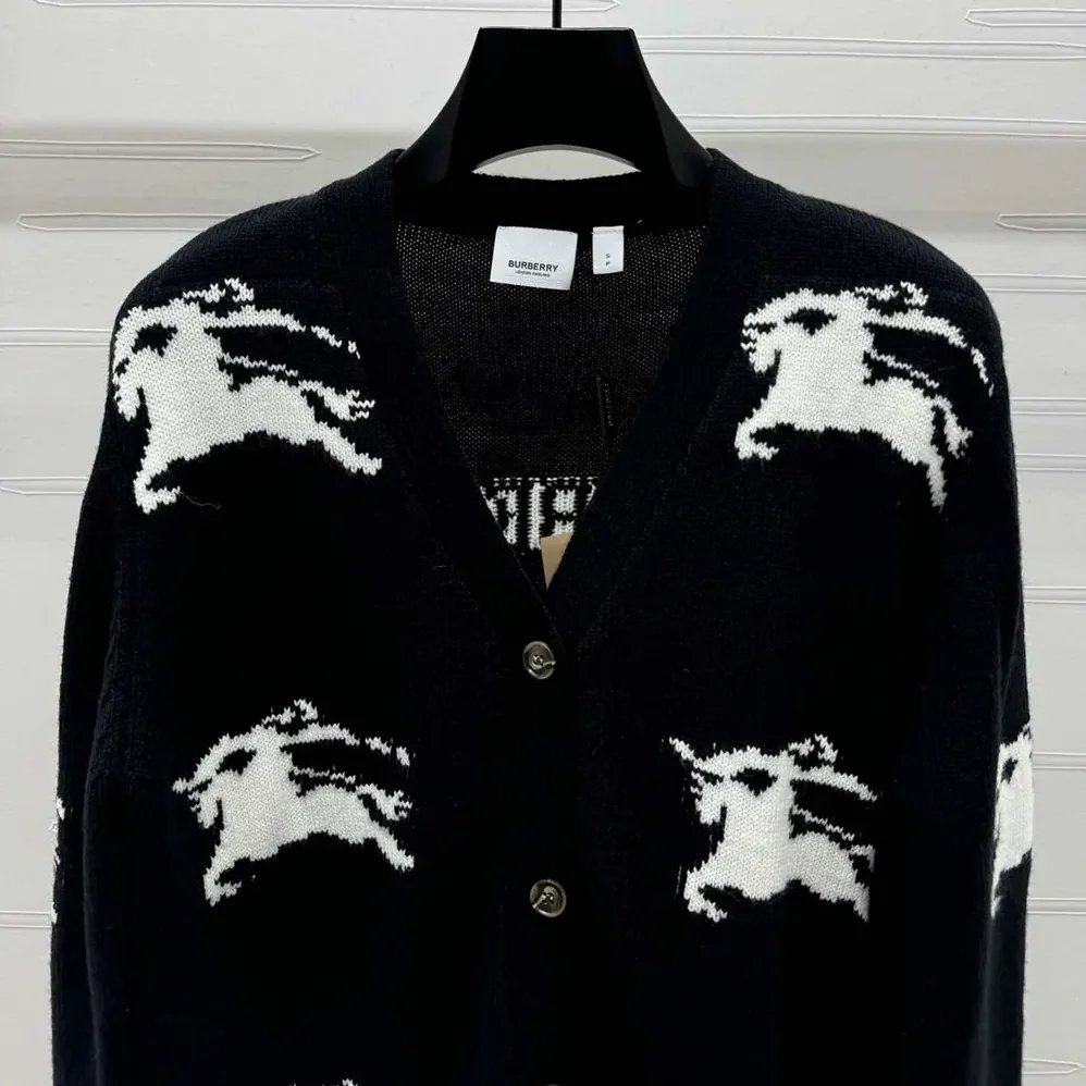 Burberry EKD Cotton Silk Cardigan for Women Burberry EKD Cotton Silk Cardigan for Women