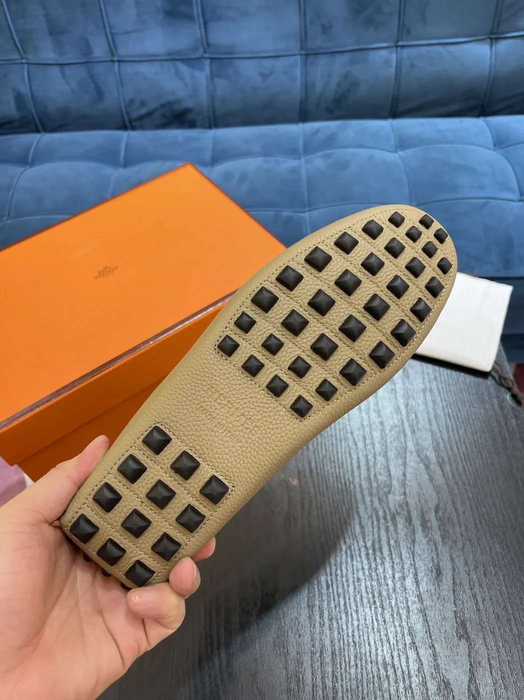 Hermes Irving Loafer Beige Hermes Irving Loafer Beige