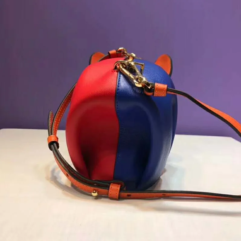 Loewe Elephant Rainbow Mini Bag Multicolor Orange for Women Loewe Elephant Rainbow Mini Bag Multicolor Orange for Women
