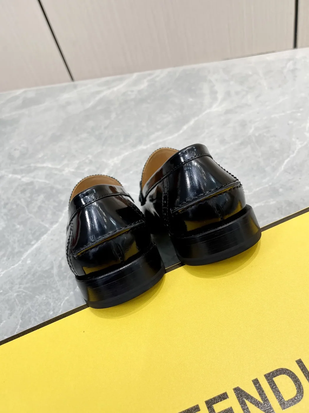 Fendi FD OLock Loafers Black 7D1557AK1TF0ABB
