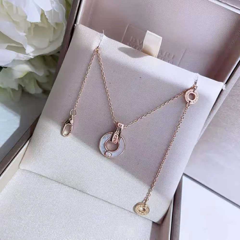 Bvlgari Bvlgari Necklace Ircular Motif has Evolved Into a Fresh Openwork Design Bvlgari Bvlgari Necklace Ircular Motif has Evolved Into a Fresh Openwork Design