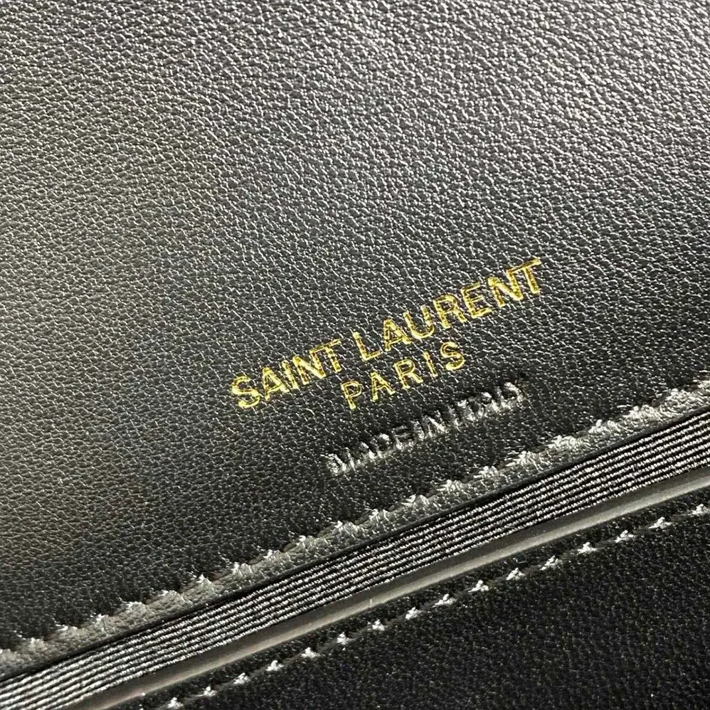Saint Laurent YSL Loulou Mini in Lambskin for Women in Black Saint Laurent YSL Loulou Mini in Lambskin for Women in Black
