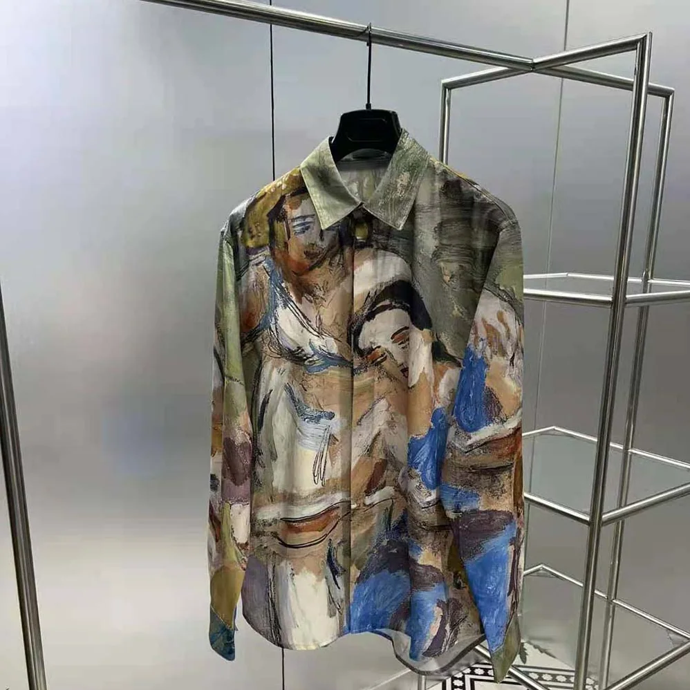 Dior Dior and Duncan Grant and Charleston Shirt Multicolor Cotton and Silk Poplin for Men Dior Dior and Duncan Grant and Charleston Shirt Multicolor Cotton and Silk Poplin for Men