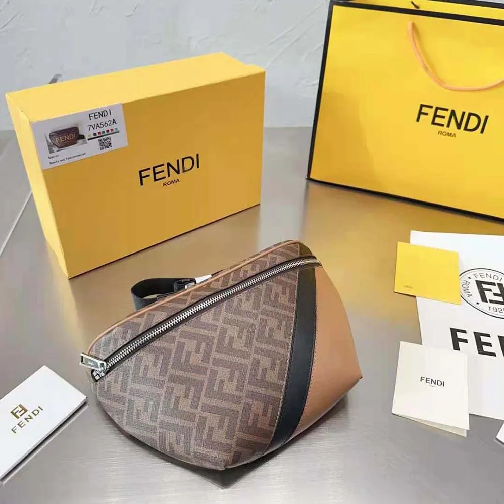 Fendi Multicolor Leather Belt Bag for Men Fendi Multicolor Leather Belt Bag for Men