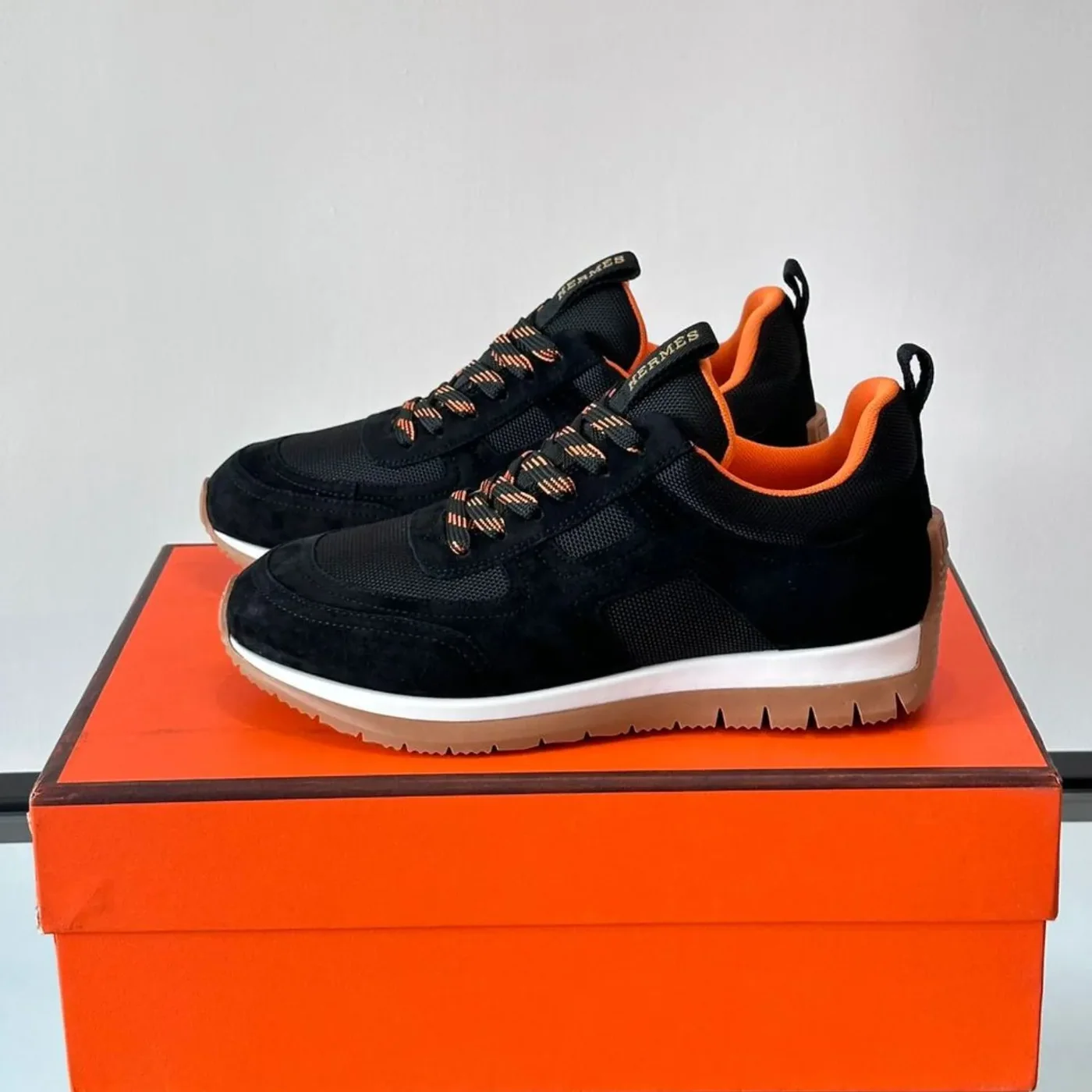 Hermes Jimmy Sneakers Black Hermes Jimmy Sneakers Black