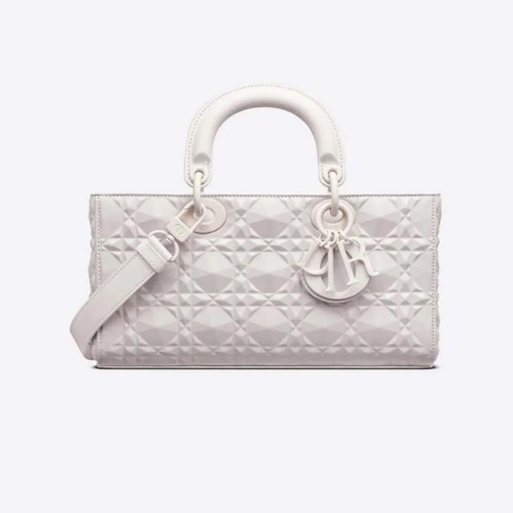 Dior Lady D-Joy Bag Latte Cannage Calfskin with Diamond Motif for Women Dior Lady D-Joy Bag Latte Cannage Calfskin with Diamond Motif for Women