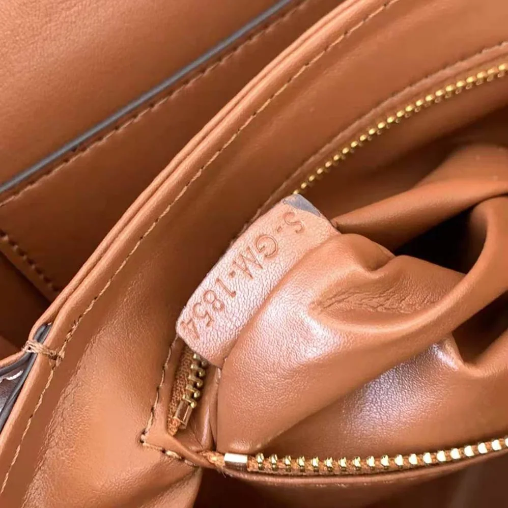 Celine Medium Triomphe Bag in Triomphe Textile and Calfskin for Women