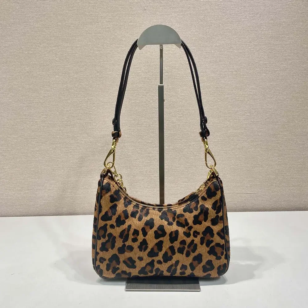 Prada Re-Edition Printed Leather Mini for Women in bag