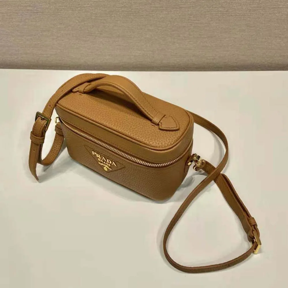 Prada Leather Mini-Bag for Women in Brown
