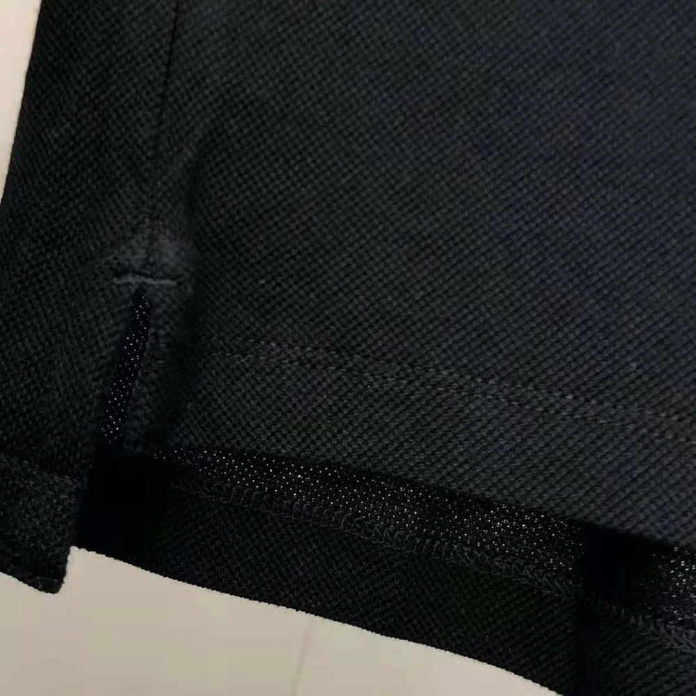 Burberry Logo Detail Cotton Pique Polo Shirt for Men in Black Burberry Logo Detail Cotton Pique Polo Shirt for Men in Black