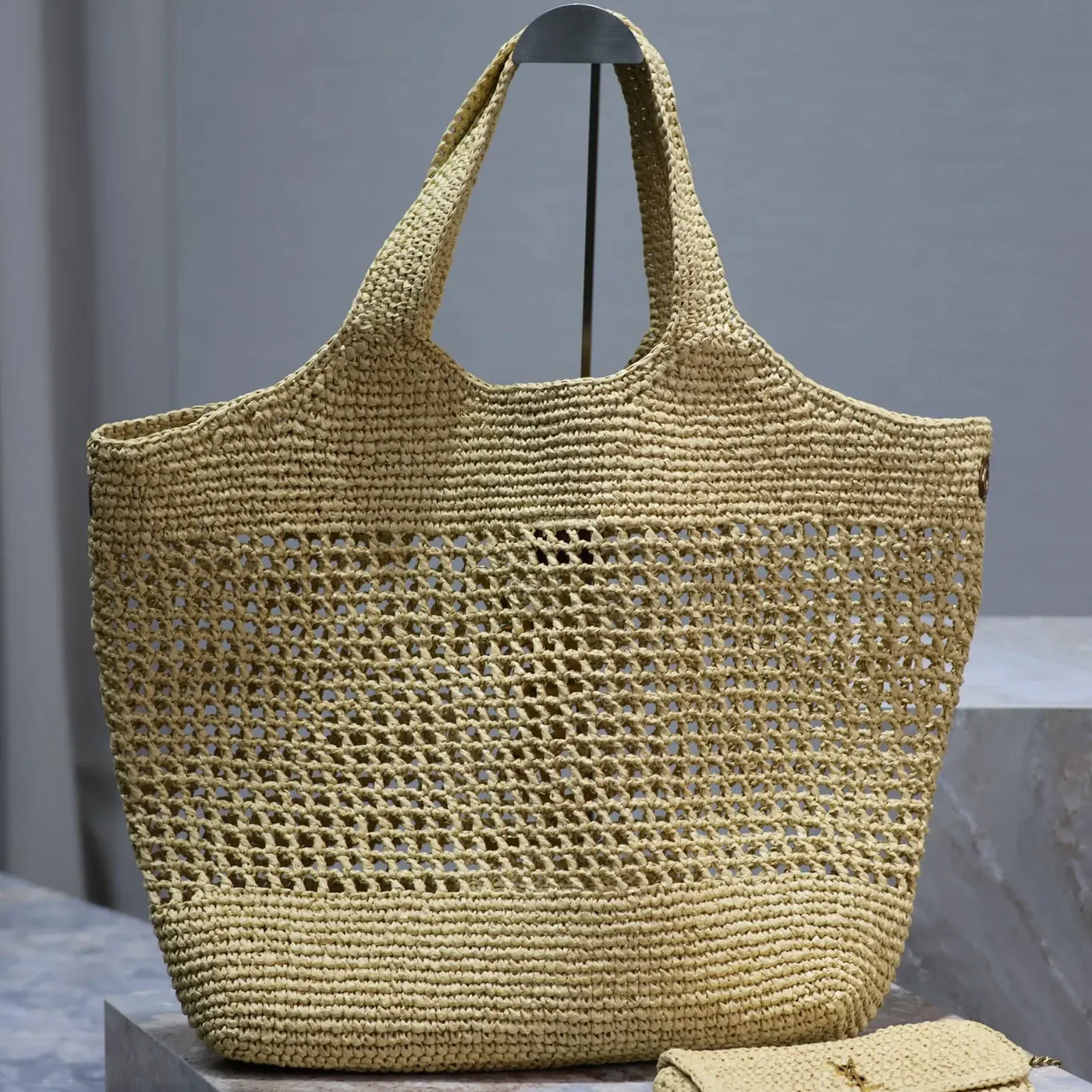 Saint Laurent YSL Icare in Raffia for Women Saint Laurent YSL Icare in Raffia for Women