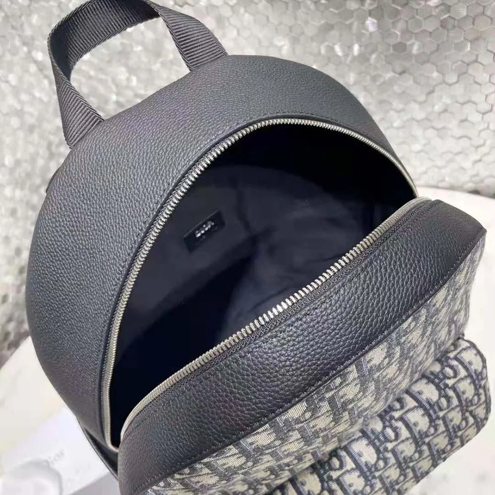 Dior Explorer Backpack Beige and Black Dior Oblique Jacquard for Men Dior Explorer Backpack Beige and Black Dior Oblique Jacquard for Men