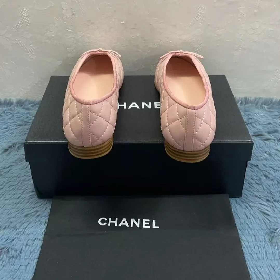 Chanel Ballet Flats Light Pink Chanel Ballet Flats Light Pink