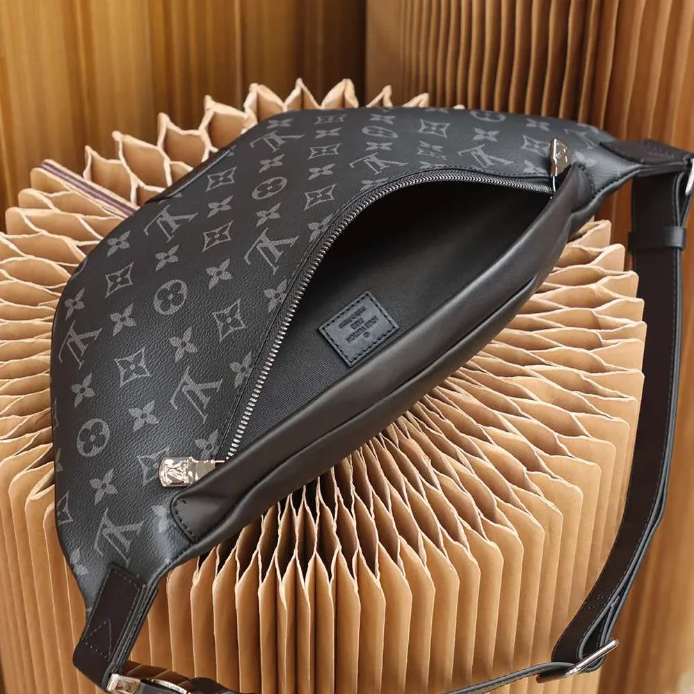 Louis Vuitton Discovery Bumbag in Black Silver Hardware Louis Vuitton Discovery Bumbag in Black Silver Hardware