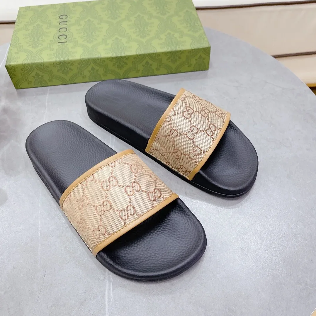 Gucci GG Slide Sandal Black And Brown for Women Gucci GG Slide Sandal Black And Brown for Women
