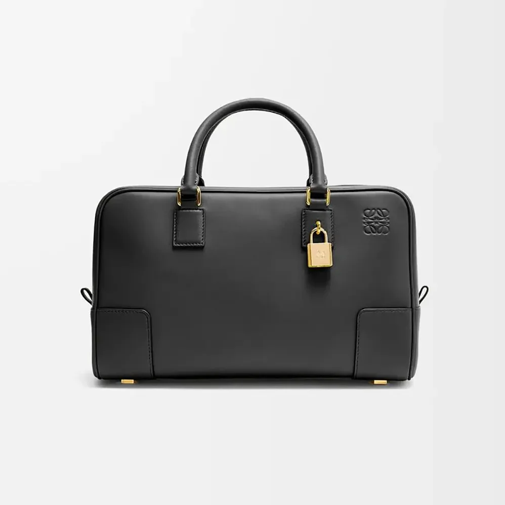 Loewe Amazona 28 Bag in Nappa Calfskin for Unisex in Black Loewe Amazona 28 Bag in Nappa Calfskin for Unisex in Black