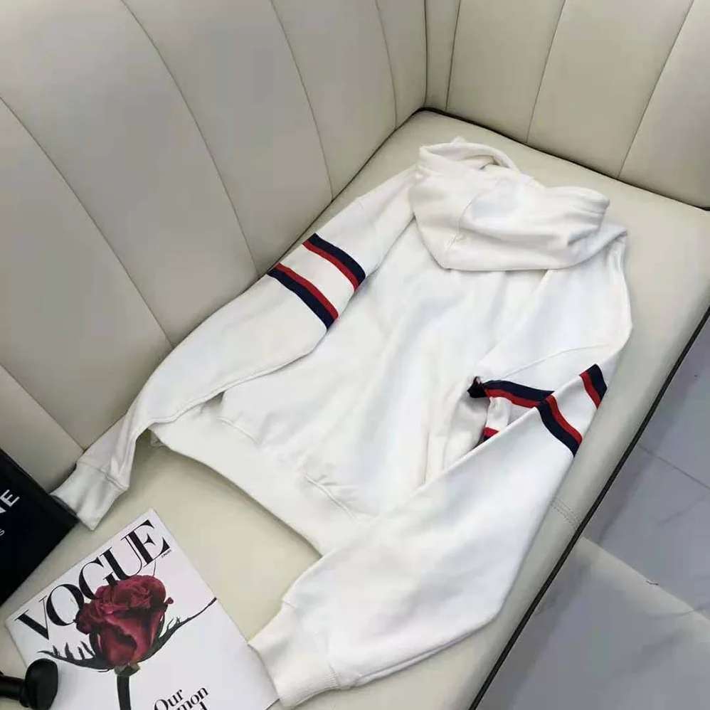 Dior Dioralps Hooded Sweatshirt White Three-Tone Dior Star Cotton Jersey for Women Dior Dioralps Hooded Sweatshirt White Three-Tone Dior Star Cotton Jersey for Women