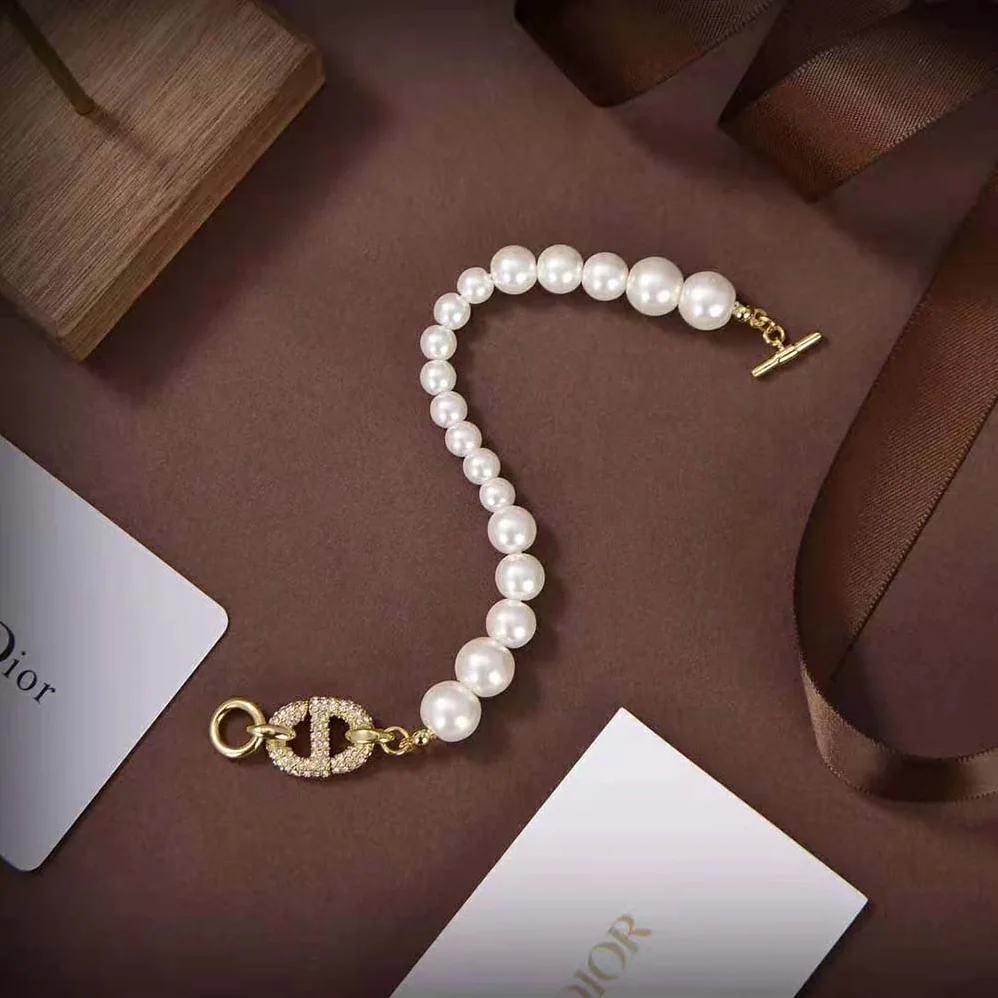 Dior CD Navy Choker Gold for Women in Finish Metal