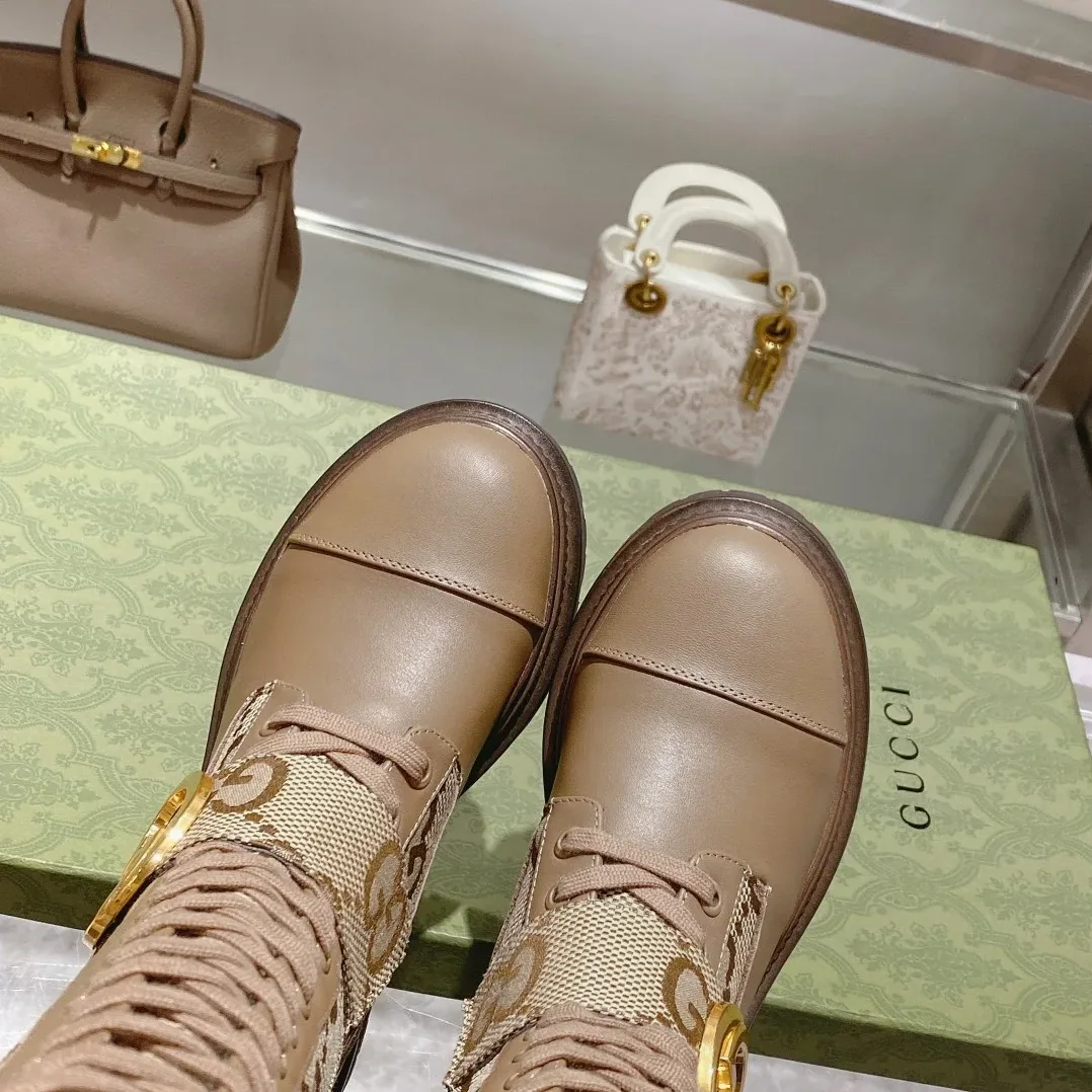 Gucci Blondie Boots Beige for Women Gucci Blondie Boots Beige for Women