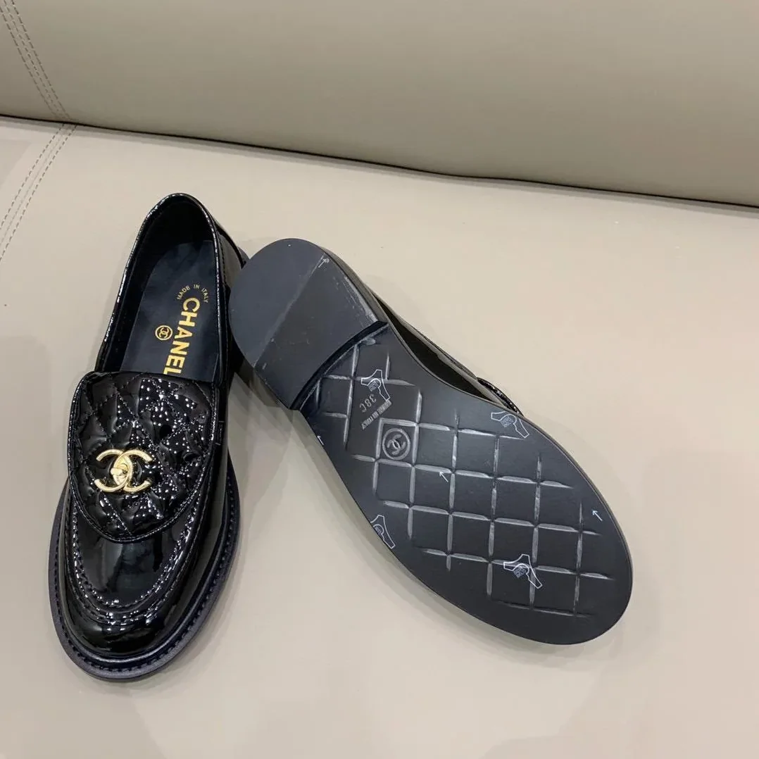 Chanel Loafers Shiny Black , Shoes for Women Chanel Loafers Shiny Black , Shoes for Women