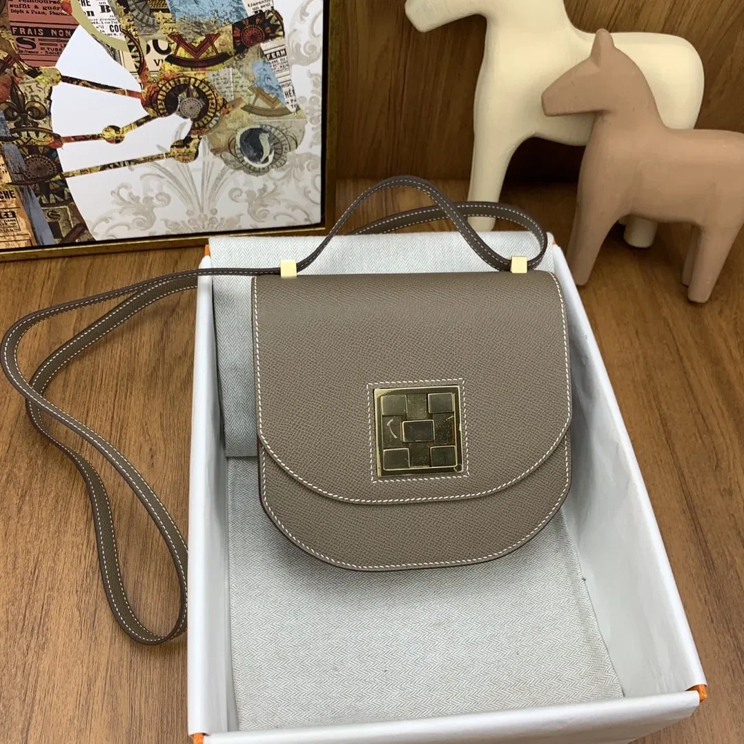Hermes Mosaique 17 Grey, Gold Toned Hardware Bag Hermes Mosaique 17 Grey, Gold Toned Hardware Bag