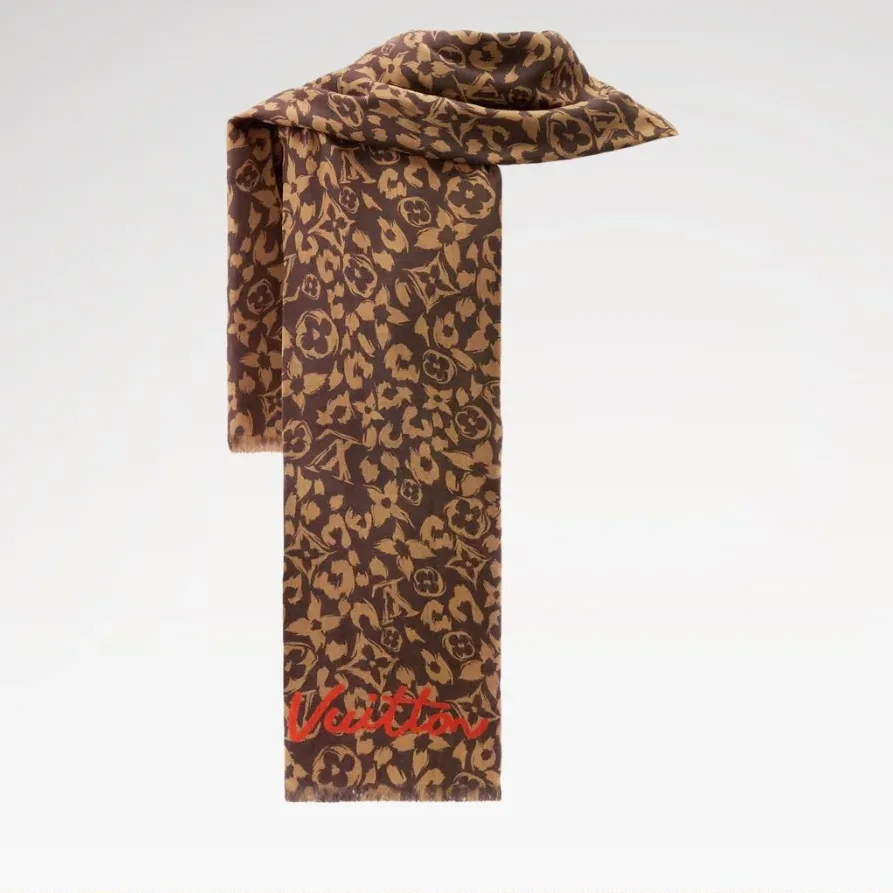 Louis Vuitton LV Safari Stole in Brown