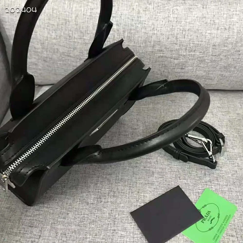 Prada Saffiano leather Prada Kristen Handbag for Women in Black