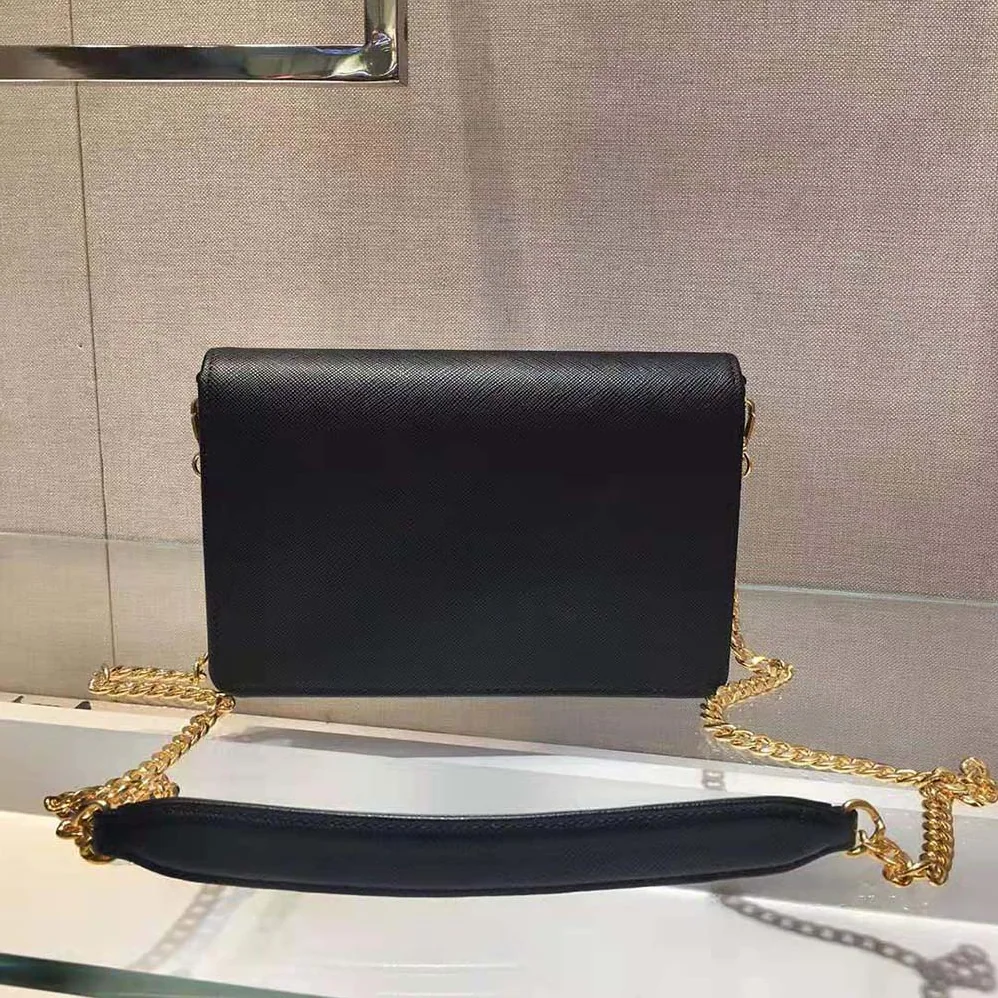 Prada Leather Mini-Bag for Women in Black Prada Leather Mini-Bag for Women in Black