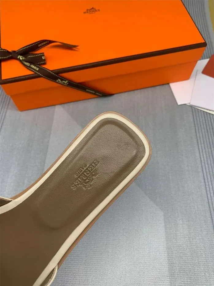 Hermes Oran Sandal Cream Hermes Oran Sandal Cream
