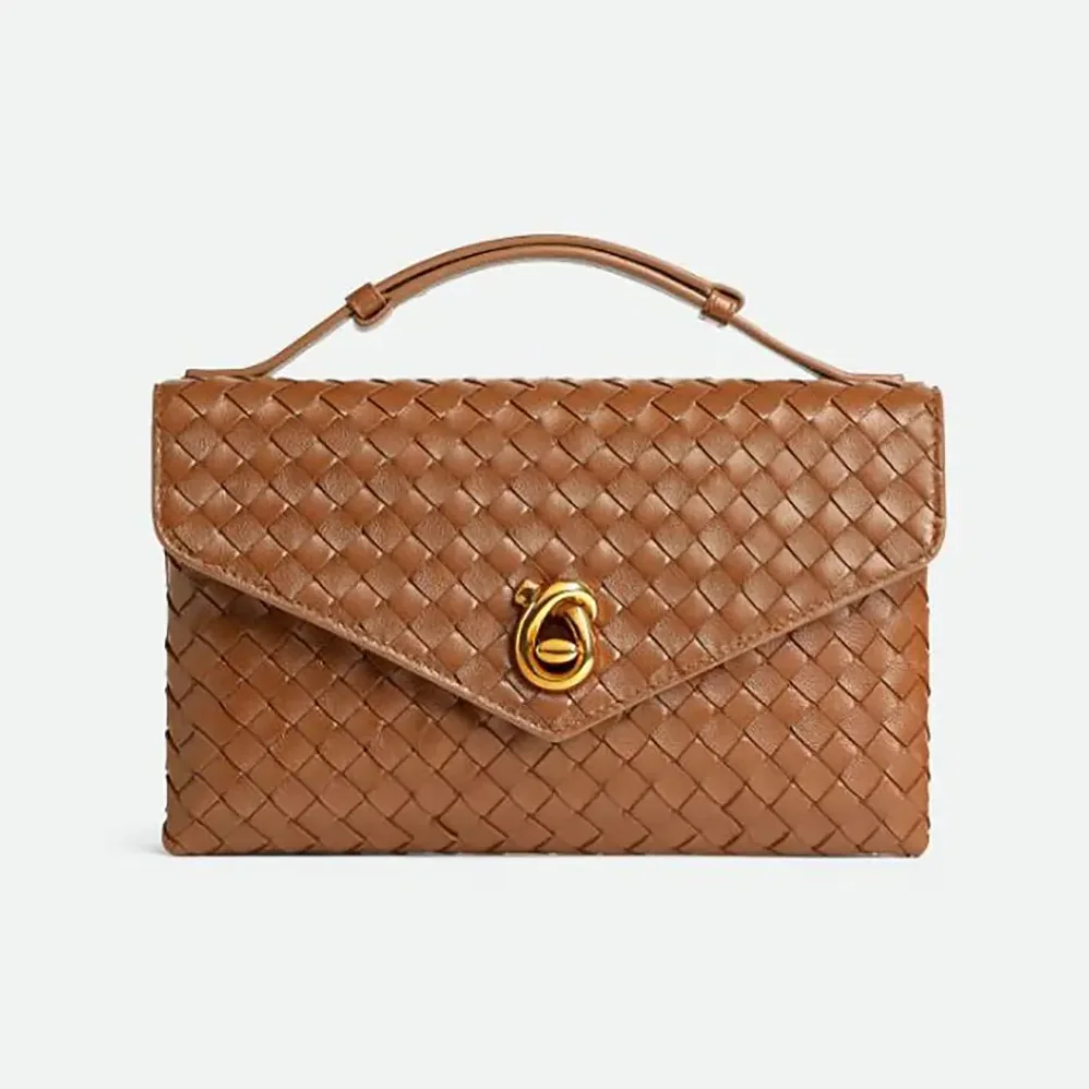 Bottega Veneta Knot Lock for Women in Brown