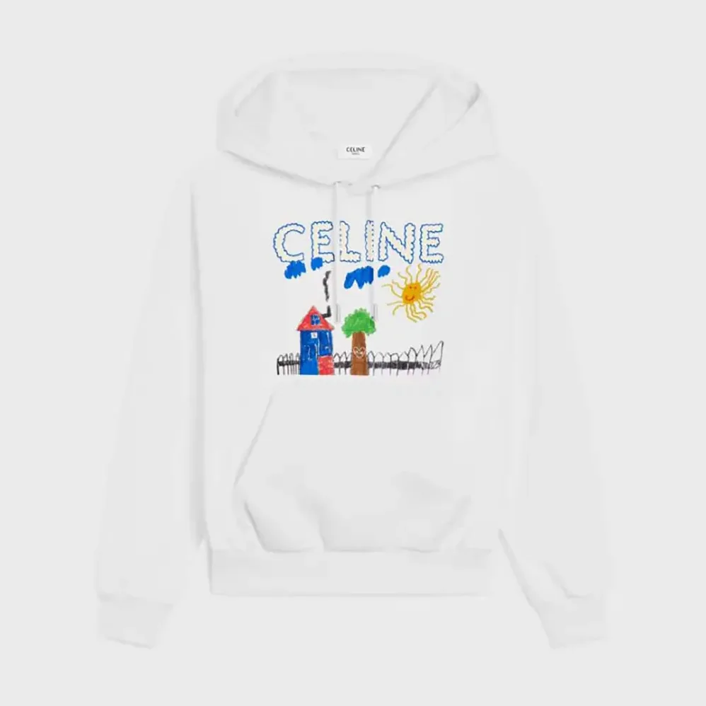 Celine 70'S Hoodie In Cotton Fleece for Women