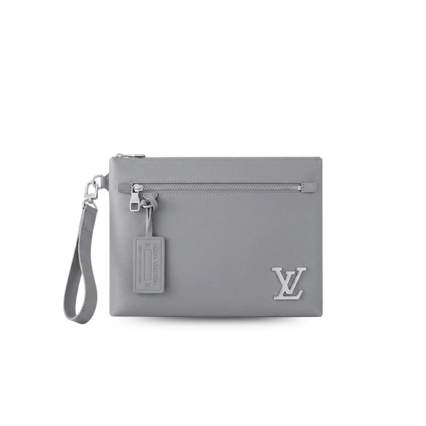 Louis Vuitton Pochette Ipad Clutch & Pouch in Blue Aerogram Silver Hardware