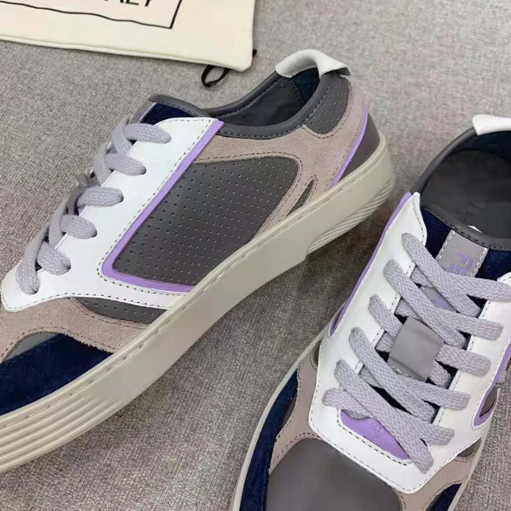 Fendi Step Gray Leather Low for Men in tops Fendi Step Gray Leather Low for Men in tops