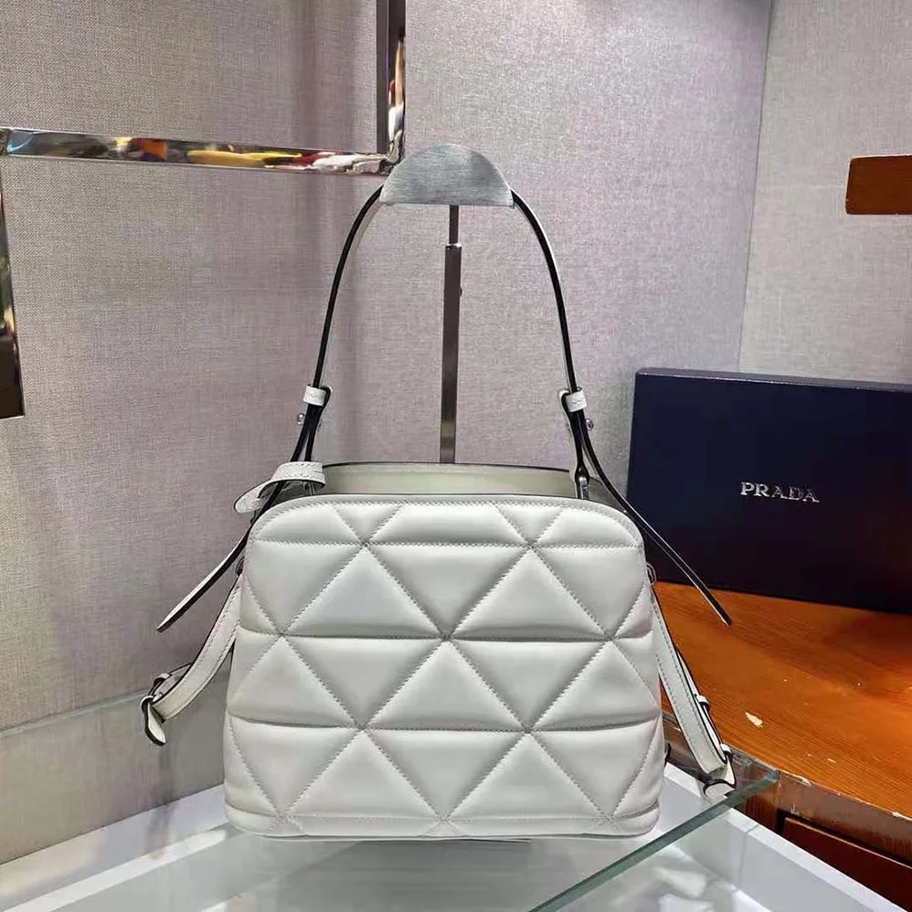 Prada Spectrum Small Leather Bag for Women in White Prada Spectrum Small Leather Bag for Women in White