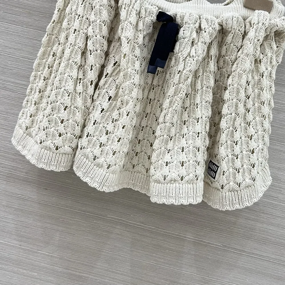 Miu Miu Cotton Miniskirt for Women in White Miu Miu Cotton Miniskirt for Women in White