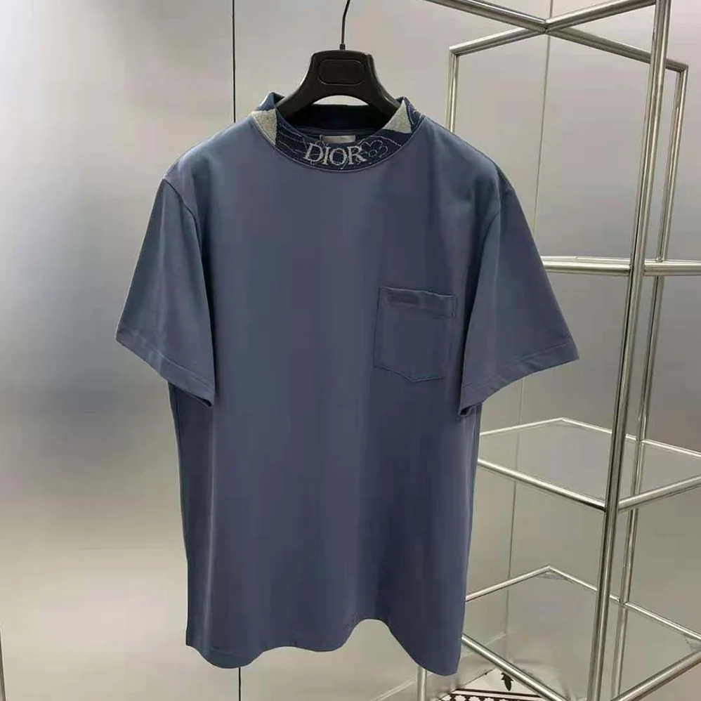 Dior Dior and Duncan Grant and Charleston Relaxed-Fit T for Men in shirt Blue Cotton Jersey Dior Dior and Duncan Grant and Charleston Relaxed-Fit T for Men in shirt Blue Cotton Jersey
