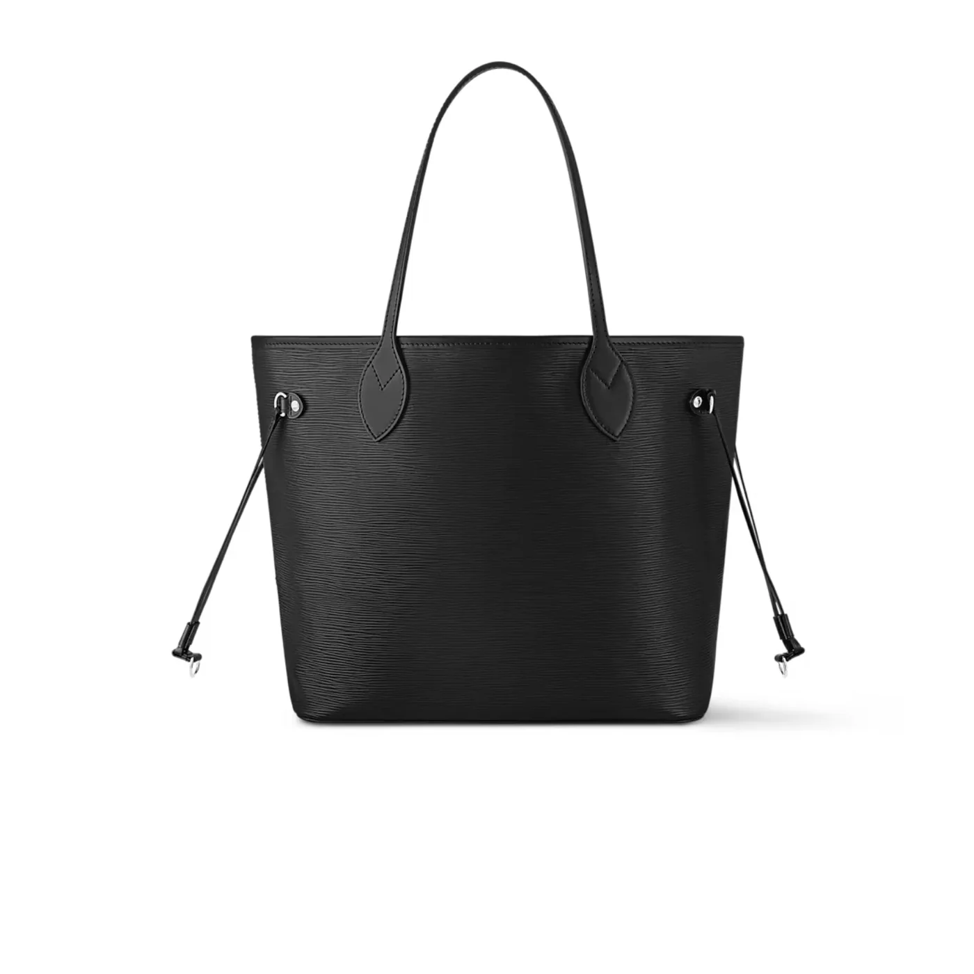 Louis Vuitton Neverfull MM Tote Bag in Black Silver Hardware Louis Vuitton Neverfull MM Tote Bag in Black Silver Hardware