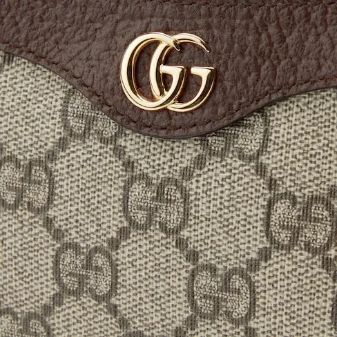 Gucci Ophidia Mini Shoulder Bag in Beige/ Ebony Gold Hardware Gucci Ophidia Mini Shoulder Bag in Beige/ Ebony Gold Hardware