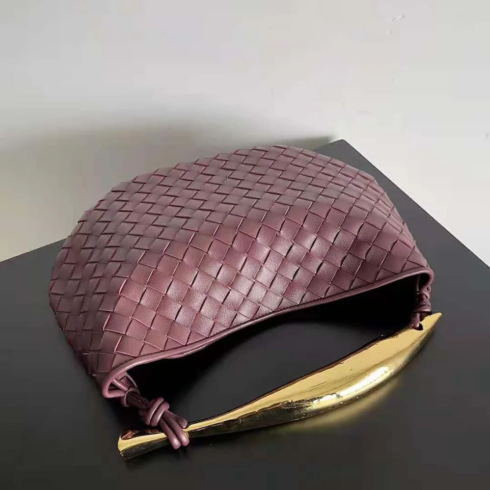 Bottega Veneta Sardine Top Handle Bag for Women in Maroon Bottega Veneta Sardine Top Handle Bag for Women in Maroon