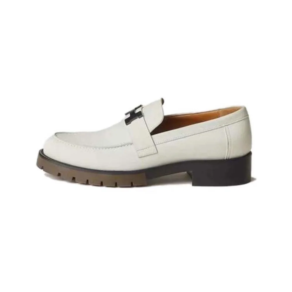 Hermes Gregoire Loafer in Nubuck for Men in White