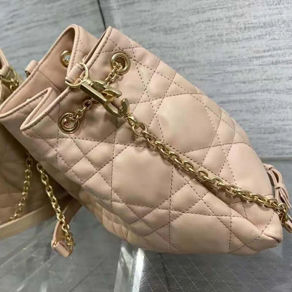 Dior Medium Dior Ammi Bag Sand Pink Supple Macrocannage Lambskin for Women Dior Medium Dior Ammi Bag Sand Pink Supple Macrocannage Lambskin for Women