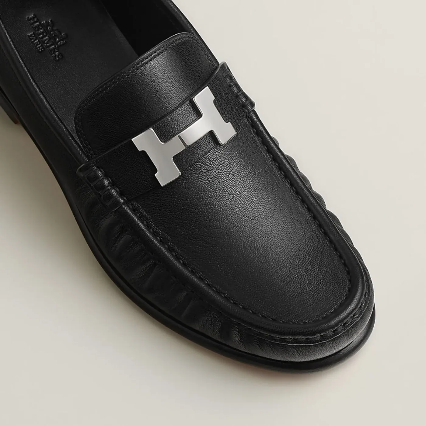 Hermes Karlo Loafers Noir Hermes Karlo Loafers Noir
