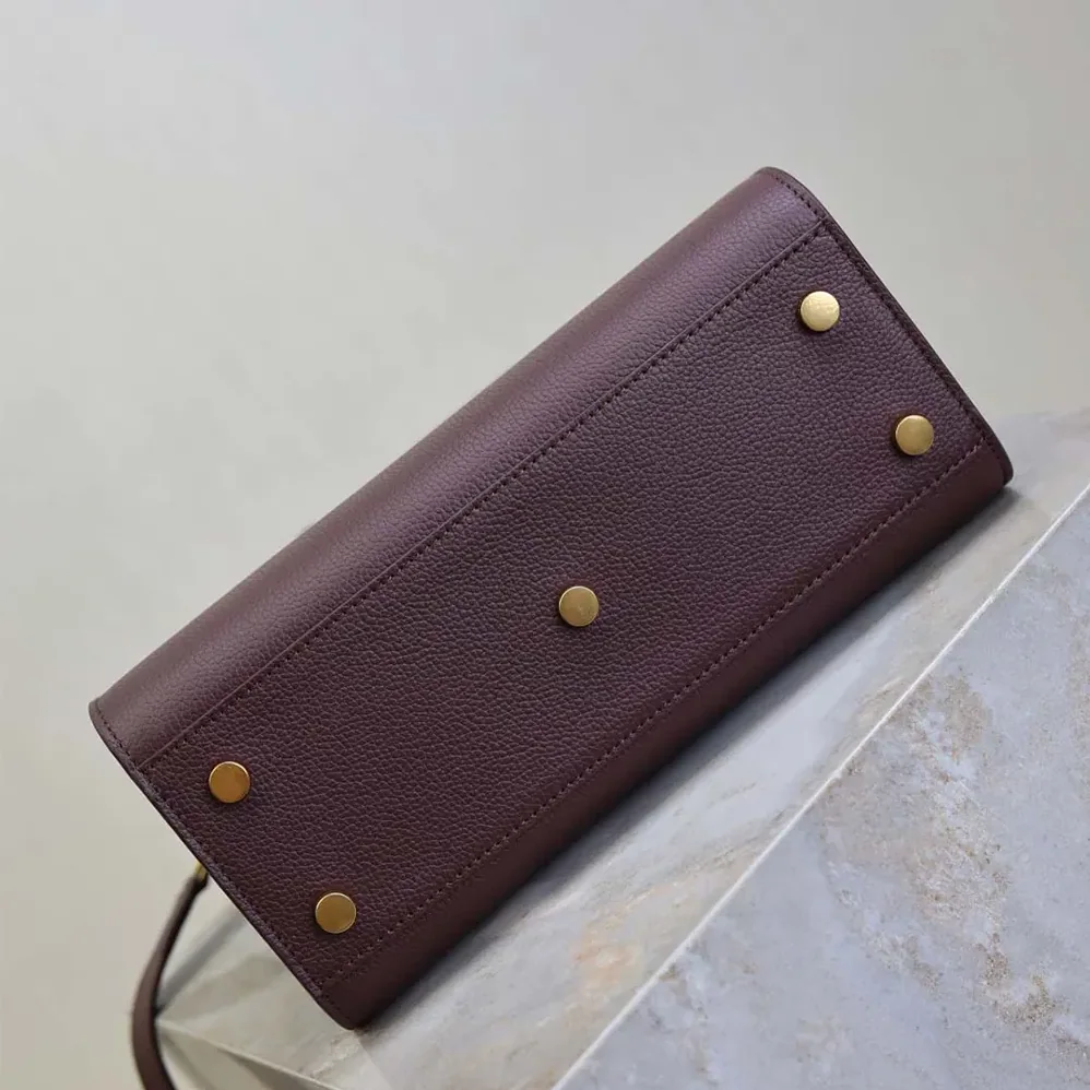 Saint Laurent YSL Nano Sac De Jour In Supple Grained Leather for Women in Maroon Saint Laurent YSL Nano Sac De Jour In Supple Grained Leather for Women in Maroon