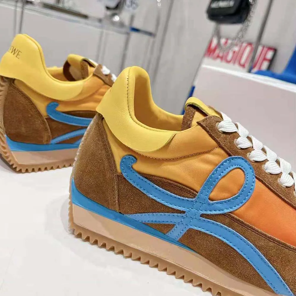 Loewe Flow Runner in Nylon and Suede for Men